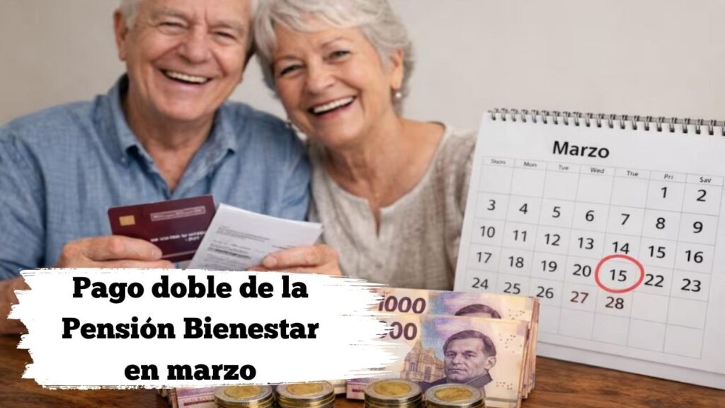 Pago doble de la Pensión Bienestar en marzo 2026: quiénes lo recibirán